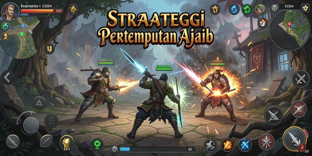 Tangkapan layar utama dari gameplay Strategy yang mendebarkan.