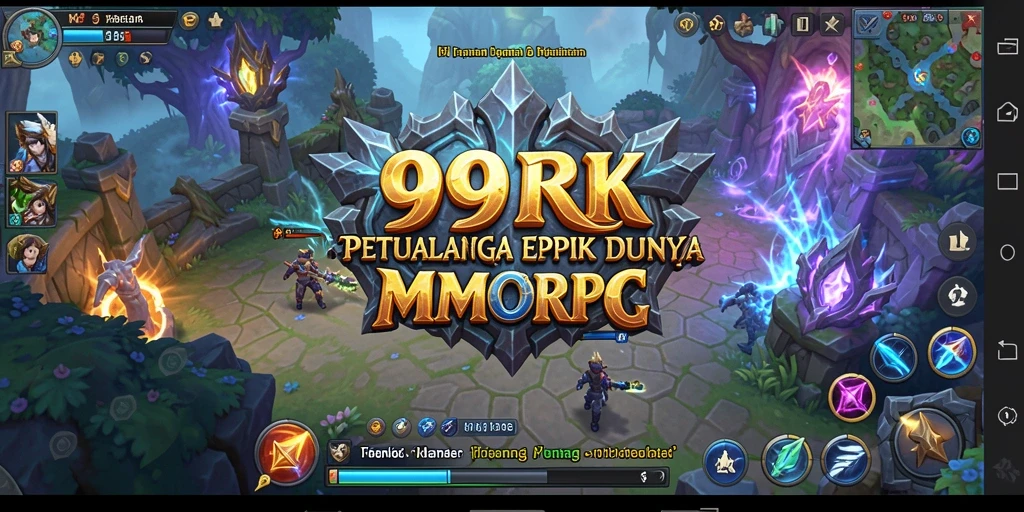 Gameplay 99RK yang menampilkan aksi seru di dunia MMORPG.