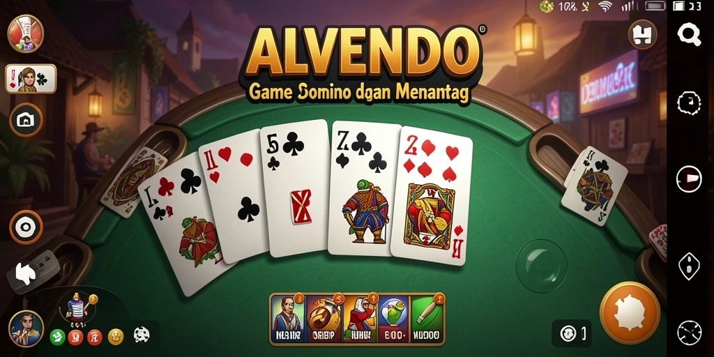 Tampilan gameplay seru dalam ALVENDO dengan grafis menawan.