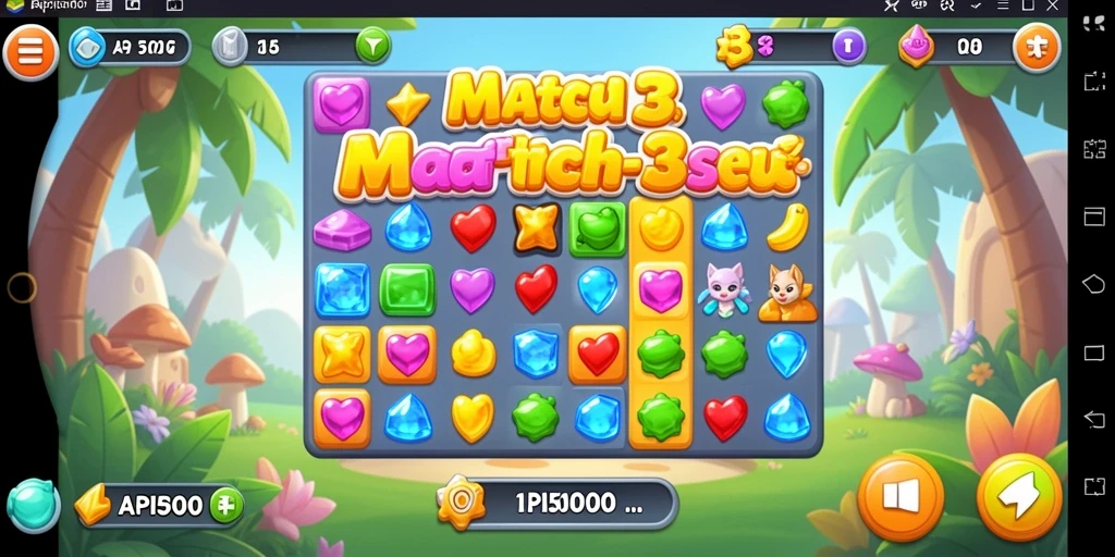 Tampilan gameplay API5000 yang penuh warna dan menarik.