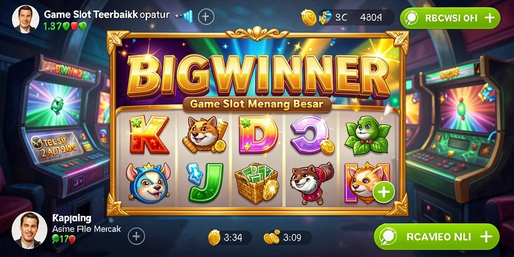 Tampilan gameplay Slot yang menarik dan menghibur di BIGWINNER.