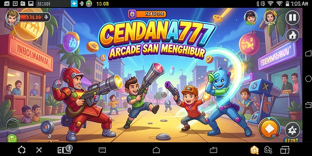 Tampilan grafis menarik dari gameplay CENDANA777 yang seru.