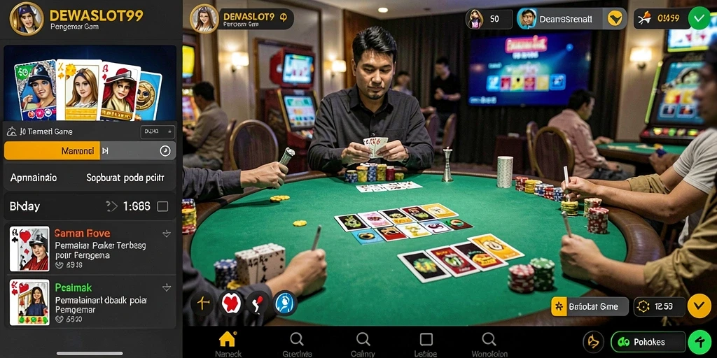 Tampilan Gameplay Menarik DEWASLOT99 dalam Permainan Poker