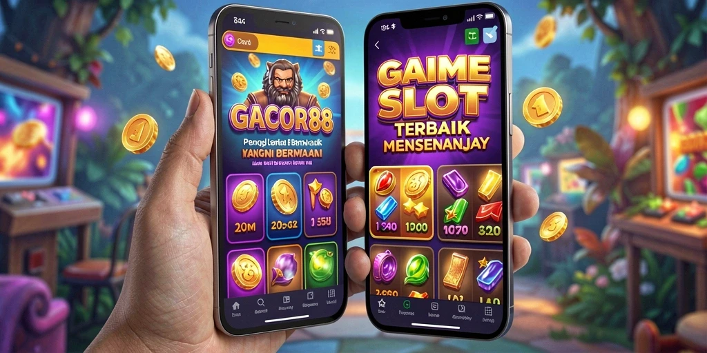 Tampilan gameplay GACOR88 yang menarik saat memutar gulungan.