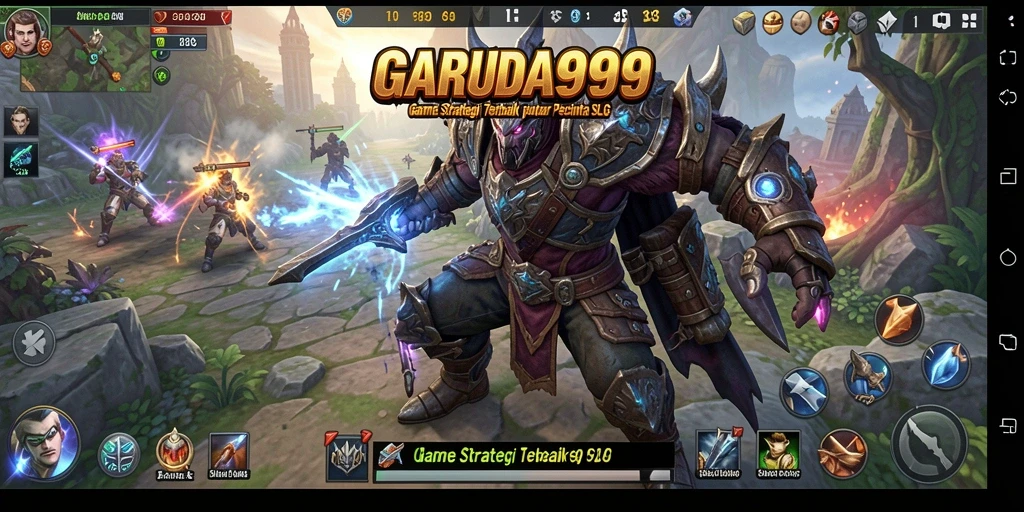 Tampilan gameplay GARUDA999 yang menampilkan aksi strategis yang mendebarkan.