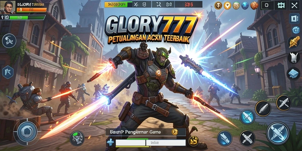 Screenshot gameplay GLORY777 yang penuh aksi menarik dan menegangkan.