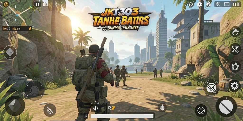 Tampilan gameplay JKT303 yang menakjubkan di dunia terbuka.