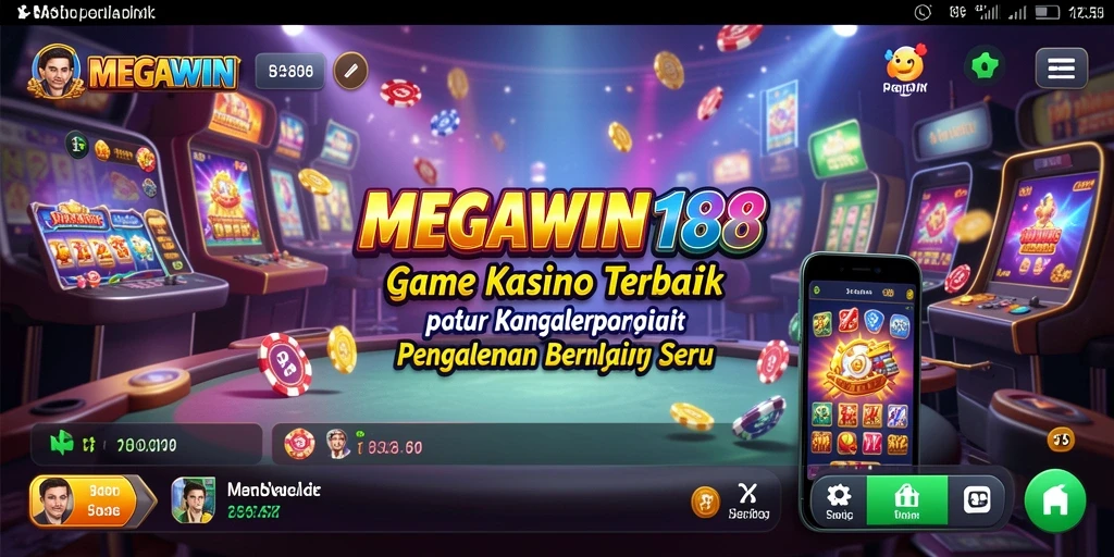 Tampilan menarik dari gameplay Kasino MEGAWIN188 yang mengasyikkan.