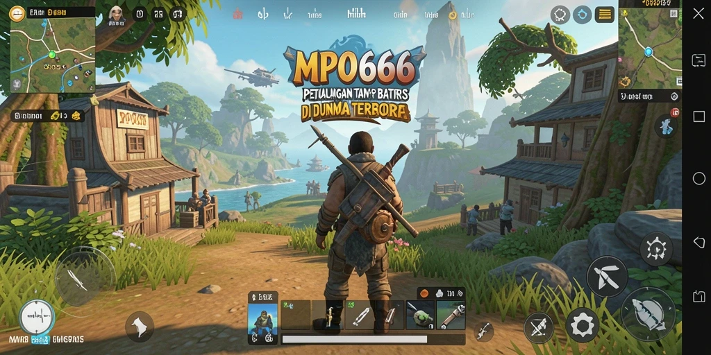 Tampilan aksi seru dalam dunia terbuka MPO666.