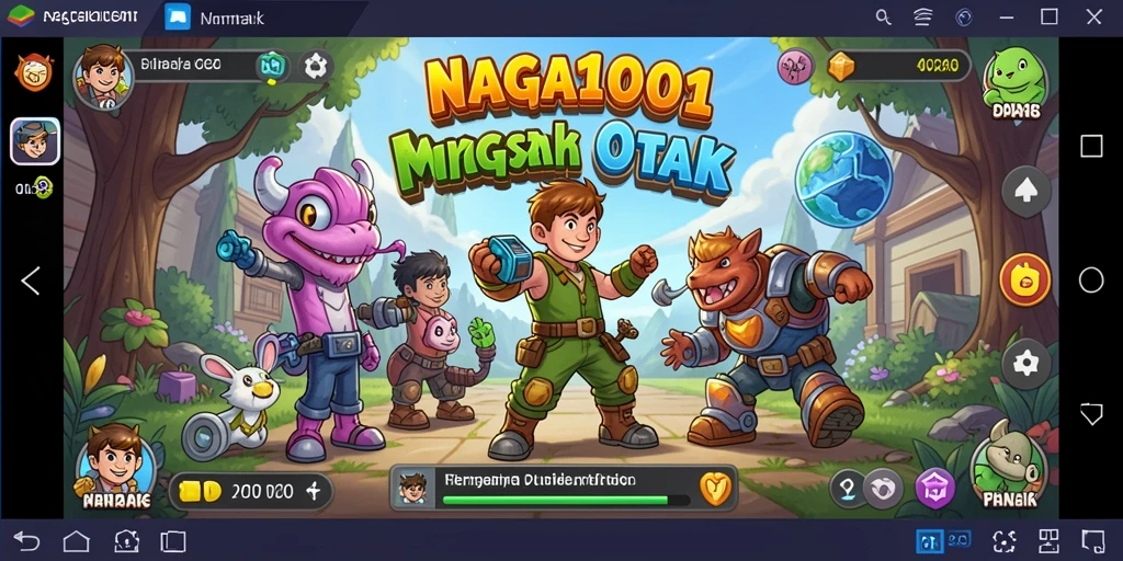 Tangkapan layar menunjukkan gameplay NAGA1001 yang menarik dan menantang.