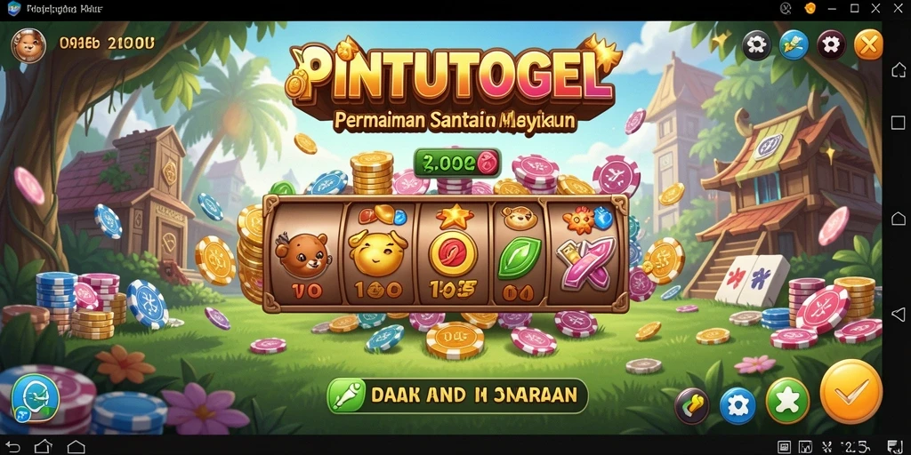 Tampilan menarik gameplay PINTUTOGEL yang seru dan menyenangkan.
