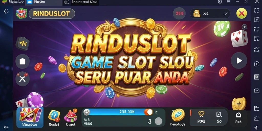Tampilan gameplay seru dan menarik dari RINDUSLOT.
