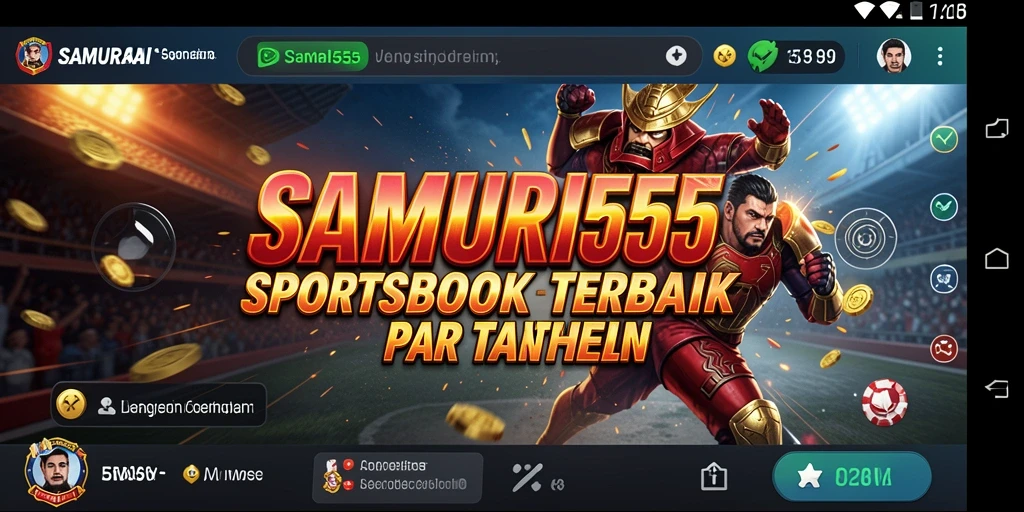 Tampilan menarik dari gameplay Sportsbook SAMURAI555 yang mendebarkan.