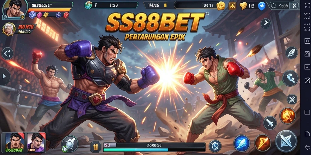 Tampilan menarik dari gameplay SS88BET yang epic dan mendebarkan.