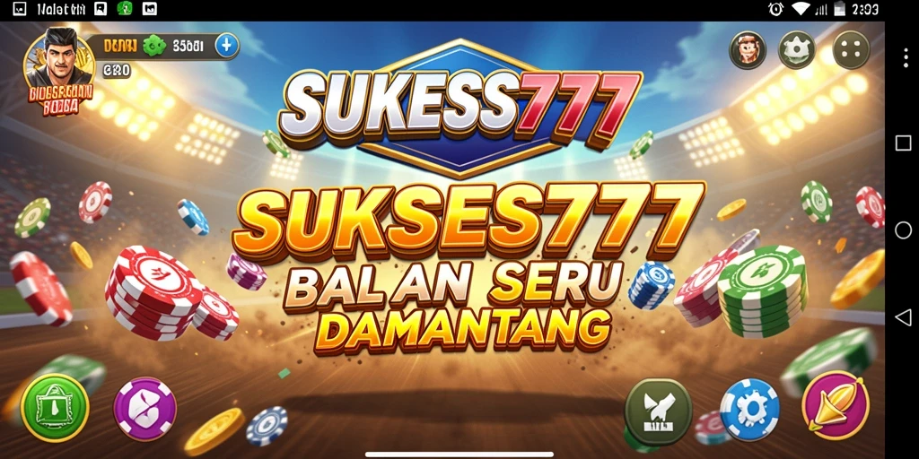 Tampilan gameplay balapan seru di SUKSES777.