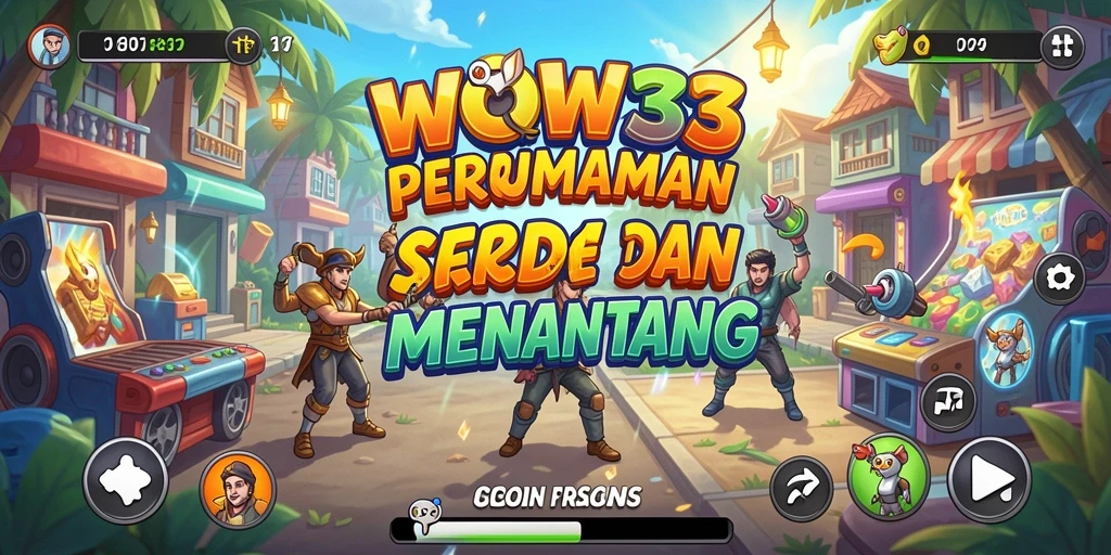 Tampilan gameplay WOW33 yang penuh aksi dan tantangan.