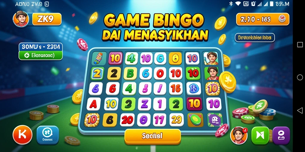 Tampilan menarik dari permainan Bingo ZK9 yang menyenangkan.